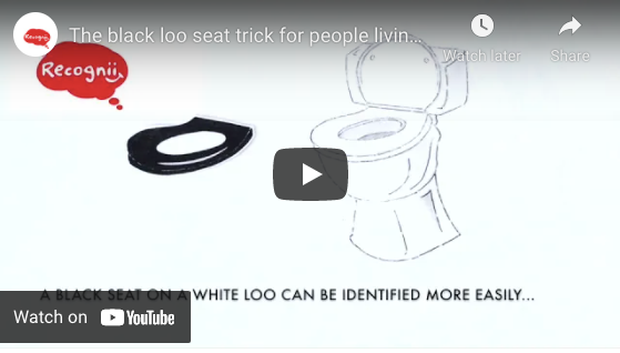 The black loo seat tip for people living with dementia (video)